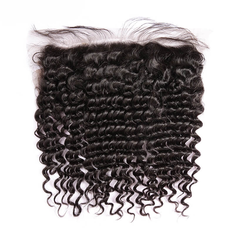 BK House of Hair Peruvian Deep Wave HD LACE Frontal