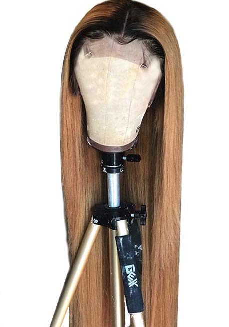 BK House of Hair Peruvian Straight in 1B/4/27 13 x 4 HD LACE Wig