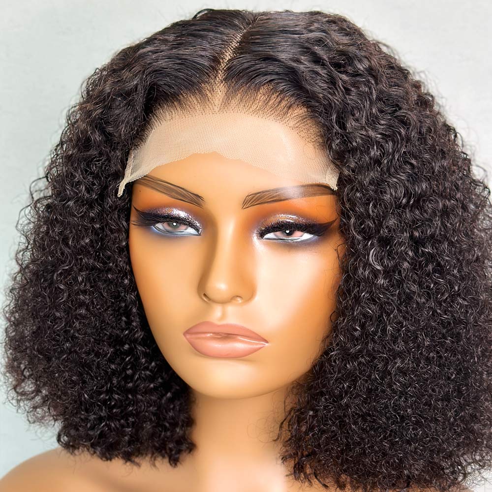 BK House of Hair Peruvian Afro Kinky Curly 5x5 HD LACE Wig