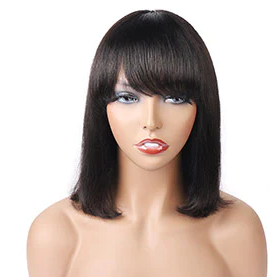 BK House of Hair Peruvian Straight w/ Bang No Lace Wig